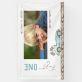 Banderoles Voiture de course Anniversaire Photo (Vertical)