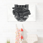 Banderoles Voiture de course _ Moteur 2 (En situation)