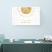 Banderoles Voiture d'entreprise Abstraite Gold Circle (Salon professionnel)