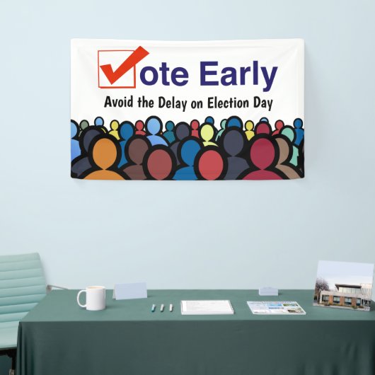 Banderoles Vote anticipé (Salon professionnel)