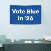 Banderoles Vote Blue en 2026 (Salon professionnel)