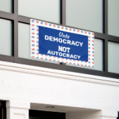 Banderoles Vote Démocratie (Bâtiment extérieur)