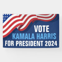 Vote Kamala Harris pour le Président 2024 Blue