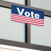 Banderoles Vote Patriotique Rouge Blanc et Bleu (Bâtiment extérieur)