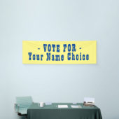 Banderoles Vote Pour Le Candidat À L'Élection (Salon professionnel)