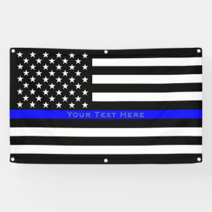 Banderoles Votre affichage mince de décor de drapeau de Blue