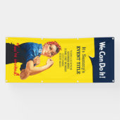 Banderoles Votre événement Rosie personnalisé vertical (Horizontal)