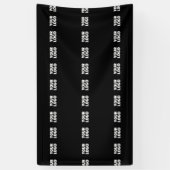 Banderoles Votre logo | Motif de bande profilée horizontale (Vertical)