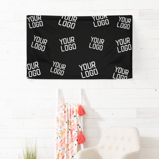 Banderoles Votre logo ou image | Modèle de recherche aléatoir (En situation)