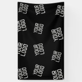 Banderoles Votre logo ou image | Modèle de recherche aléatoir (Vertical)