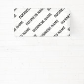 Banderoles Votre Motif de nom d'entreprise | Noir et blanc (Insitu)