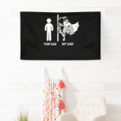 Banderoles Votre papa Mon papa Fête des pères 2022 (En situation)