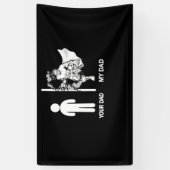 Banderoles Votre papa Mon papa Fête des pères 2022 (Vertical)