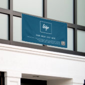 Banderoles Votre propre logo d'entreprise Unique Code QR pers (Bâtiment extérieur)