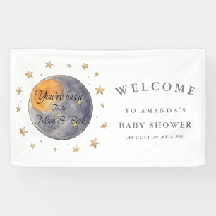 Banderoles Vous êtes adoré au Baby shower des étoiles de la l