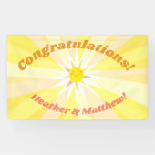 Banderoles Vous êtes mon Baby shower Sunshine (Horizontal)