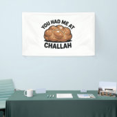 Banderoles Vous m'aviez eu à Challah Juif Juif Hanoukka (Salon professionnel)