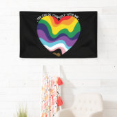 Banderoles Vous Pouvez Être Vous-Même Avec Moi, LGBT Transgen (En situation)