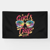 Banderoles Voyage de filles 2024 Week-end Summer Beach Vacati (Horizontal)