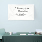 Banderoles Voyage enterrement de vie de jeune fille ajouter n (Salon professionnel)