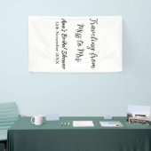 Banderoles Voyage enterrement de vie de jeune fille ajouter n (Salon professionnel)