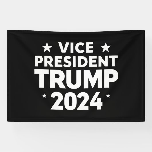 Banderoles VP Trump Funny Election Joe Biden Funny Citation (Horizontal)