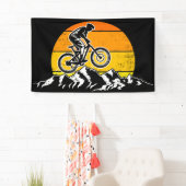 Banderoles VTT Downhill - VTT MTB Banne (En situation)