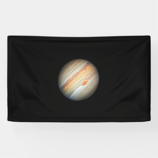 Banderoles Vue de la planète Jupiter (télescope Hubble) (Horizontal)