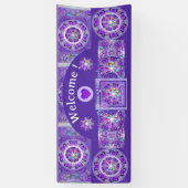 Banderoles W2 pourpre (Vertical)