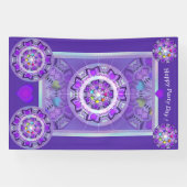 Banderoles W2 pourpre (Horizontal)