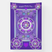 Banderoles W2 pourpre (Verticale)