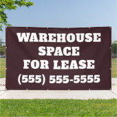 Banderoles Warehouse Space for Lease Banner (Dehors)