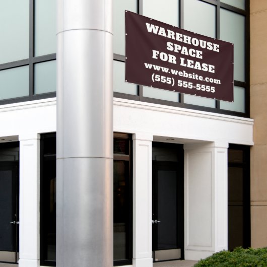 Banderoles Warehouse Space Lease Banner (Bâtiment extérieur)