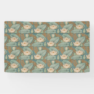 Banderoles Water Lys Lily Art Nouveau Nature