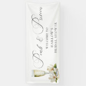 Banderoles Watercolor Perles et Prosecco Enterrement de Vie d (Vertical)