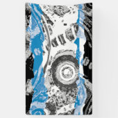 Banderoles Wave Mechanism – Abstract Vinyl Banner (3' x 5') (Vertical)