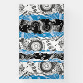 Banderoles Wave Mechanism – Abstract Vinyl Banner (6' x 10') (Verticale)