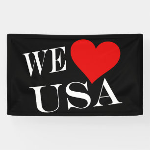 Banderoles We Heart USA wt (h) bnrcnt
