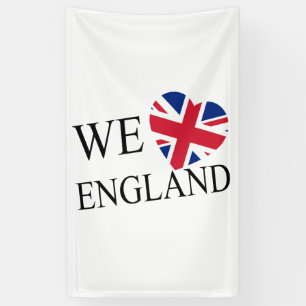 Banderoles We Heartflag England bk (v) bnrcnt
