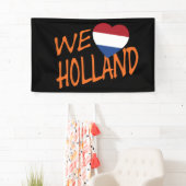 Banderoles We Heartflag Holland ou sur bk bnrcnt (En situation)
