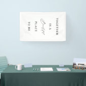 Banderoles Wedding Banner “Together Is a Beautiful Place" (Salon professionnel)