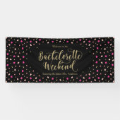Banderoles Week-end Confetti Bachelorette (Horizontal)