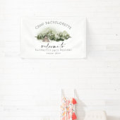 Banderoles Week-end dans les bois Camping Enterrement de vie  (Insitu)