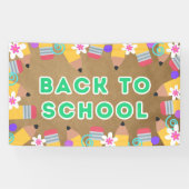 Banderoles Welcome Back to School Classroom Poster Banner (Horizontal)