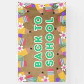Banderoles Welcome Back to School Classroom Poster Banner (Vertical)