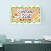 Banderoles Welcome Back to School First Day Classroom Banner  (Salon professionnel)