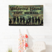 Banderoles Welcome Home Soldier | Military Camouflage (En situation)