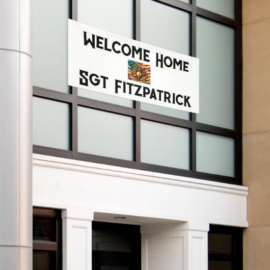 Banderoles Welcome Home USMC Customizable Patriotic Banner (Bâtiment extérieur)