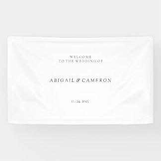 Banderoles "Welcome to the wedding of..." Wedding Banner