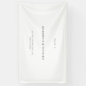 Banderoles "Welcome to the wedding of..." Wedding Banner (Vertical)